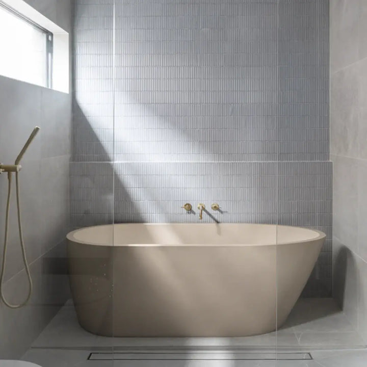 Juno Concrete Bathtub 1690mm Nood Co.
