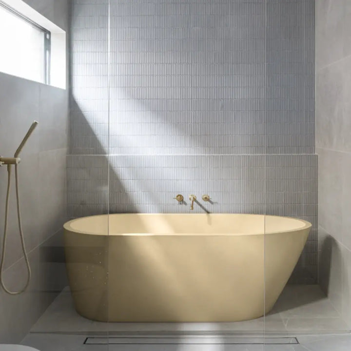 Juno Concrete Bathtub 1690mm Nood Co.