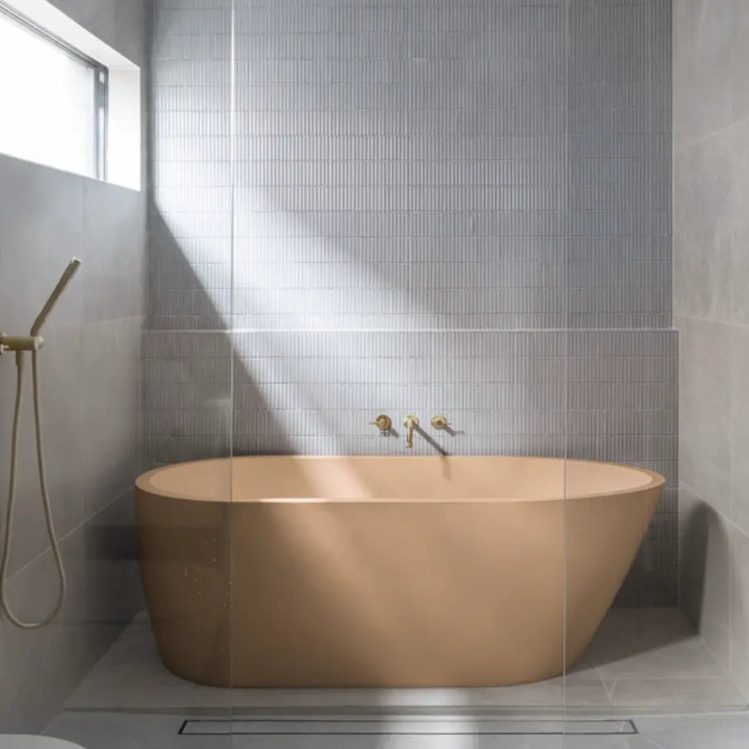 Juno Concrete Bathtub 1690mm Nood Co.