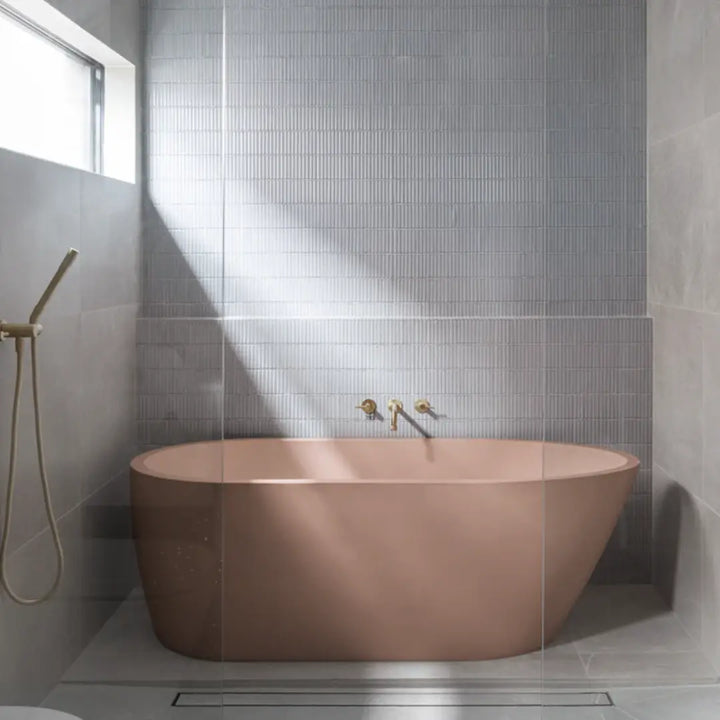 Juno Concrete Bathtub 1690mm Nood Co.