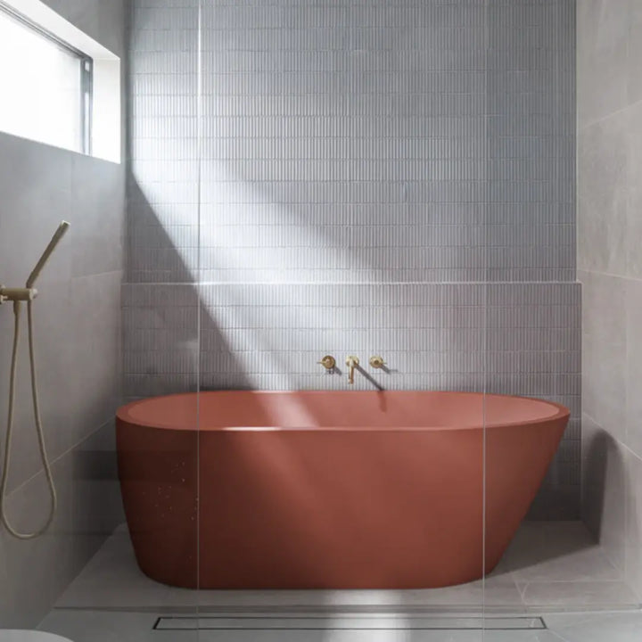 Juno Concrete Bathtub 1690mm Nood Co.