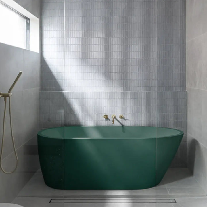 Juno Concrete Bathtub 1690mm Nood Co.