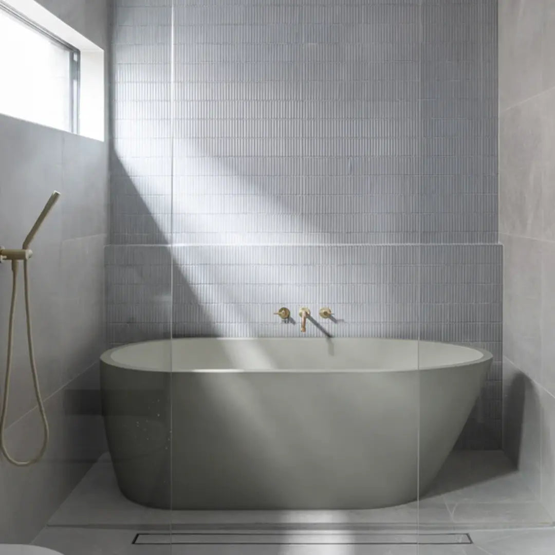 Juno Concrete Bathtub 1690mm Nood Co.