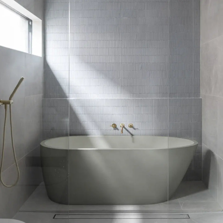 Juno Concrete Bathtub 1690mm Nood Co.