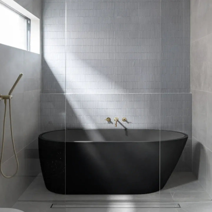 Juno Concrete Bathtub 1690mm Nood Co.