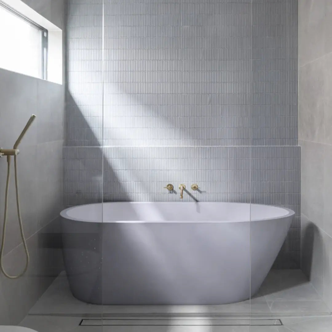 Juno Concrete Bathtub 1690mm Nood Co.