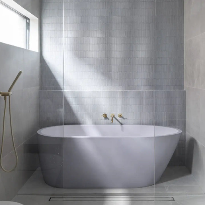 Juno Concrete Bathtub 1690mm Nood Co.