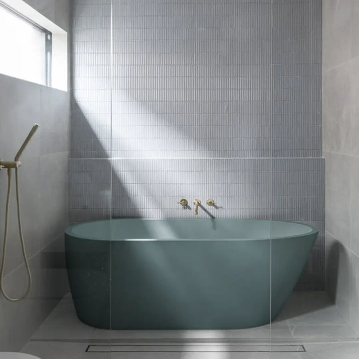 Juno Concrete Bathtub 1690mm Nood Co.