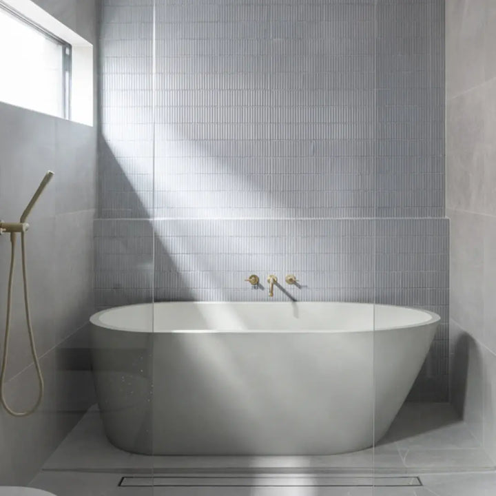 Juno Concrete Bathtub 1690mm Nood Co.