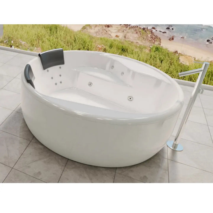 ORION 1570 FREESTANDING Acrylic DOLCE VITA 16-JET SPA BATH Decina