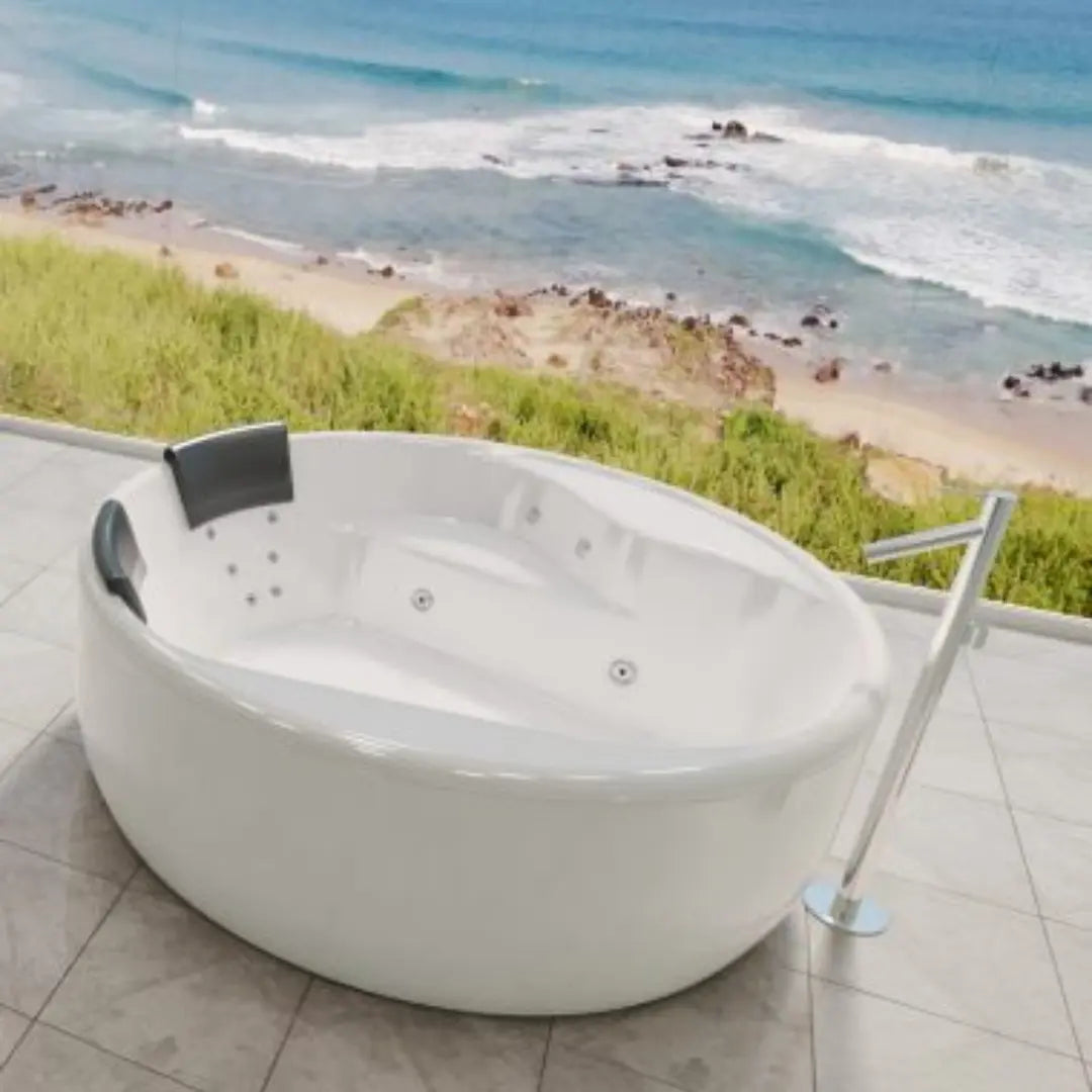 ORION 1570 FREESTANDING Acrylic DOLCE VITA 16-JET SPA BATH Decina