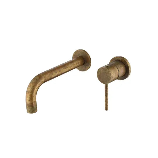 Mica Living Brass Curved Wall Basin/Bath Mixer - Accelerated Bella Vista