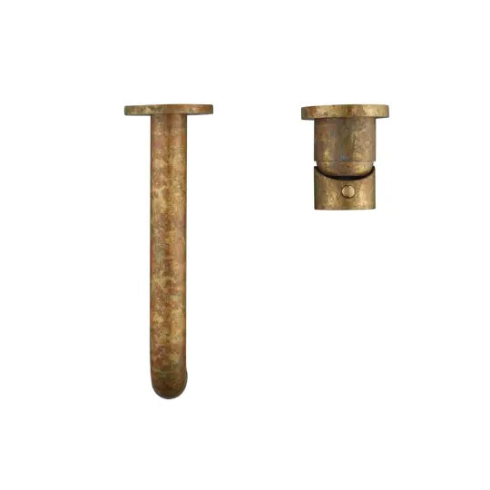 Mica Living Brass Curved Wall Basin/Bath Mixer - Accelerated Bella Vista