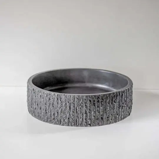 Concrete Round Rugged Basin Sticks and Stone Co