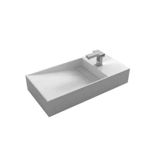 Last one left - KING Gloss white Wall Mounted or Countertop Basin Art Bathrooms