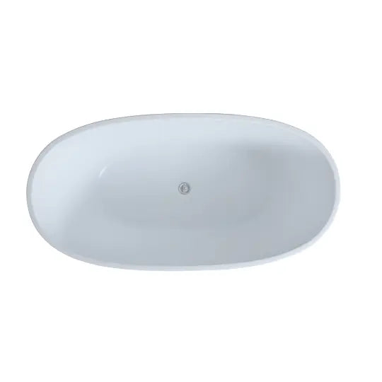 Stella Matte White acrylic freestanding bath 1500 or 1700mm Ceramic Exchange