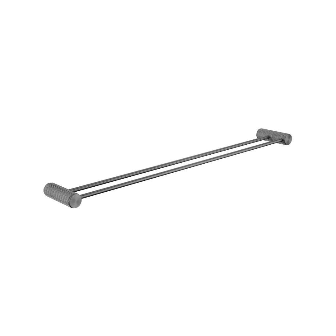 Mica Fluted Double Towel Rail 800mm Bella Vista