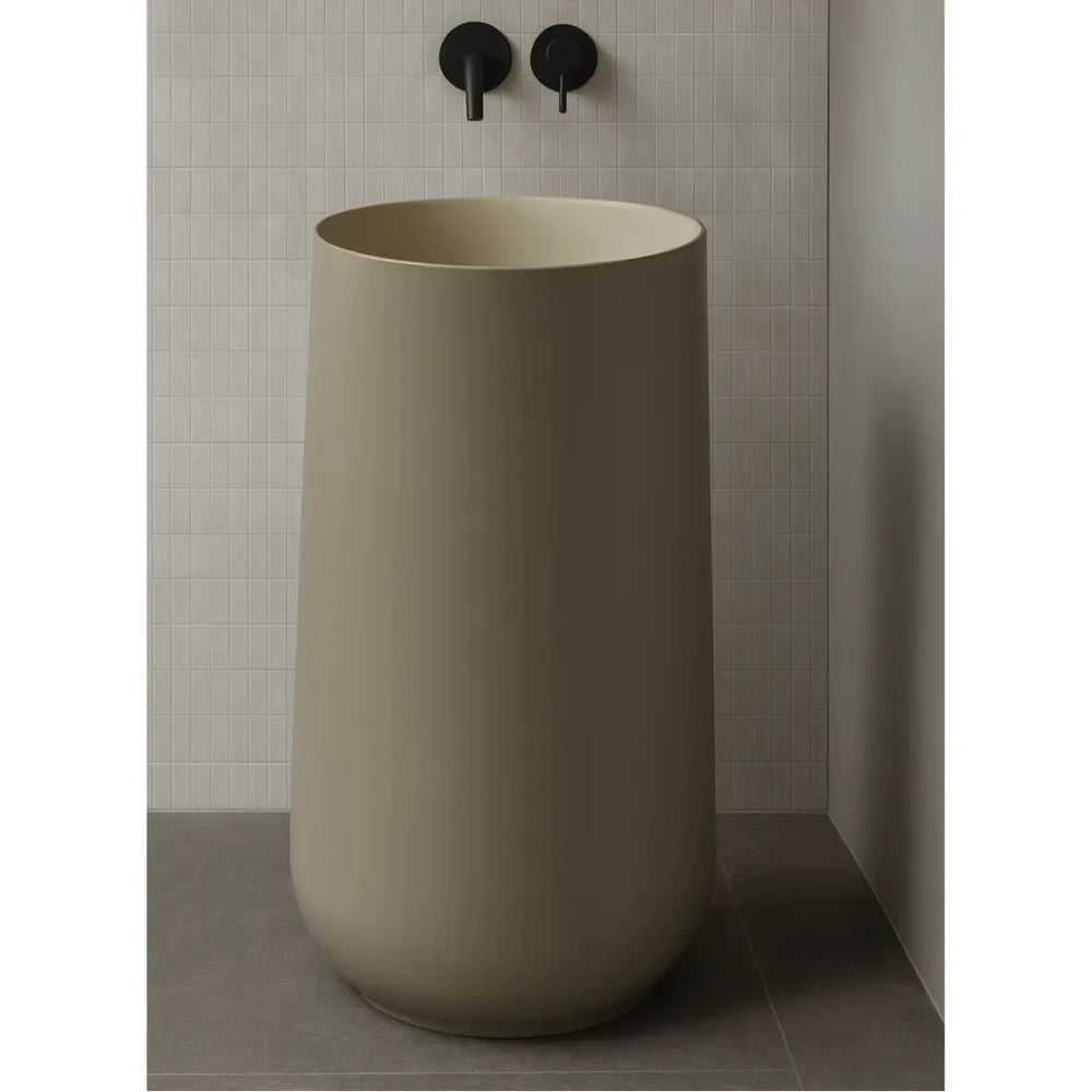 Arlo Freestanding Pedestal Basin - various finishes PIETRA BIANCA