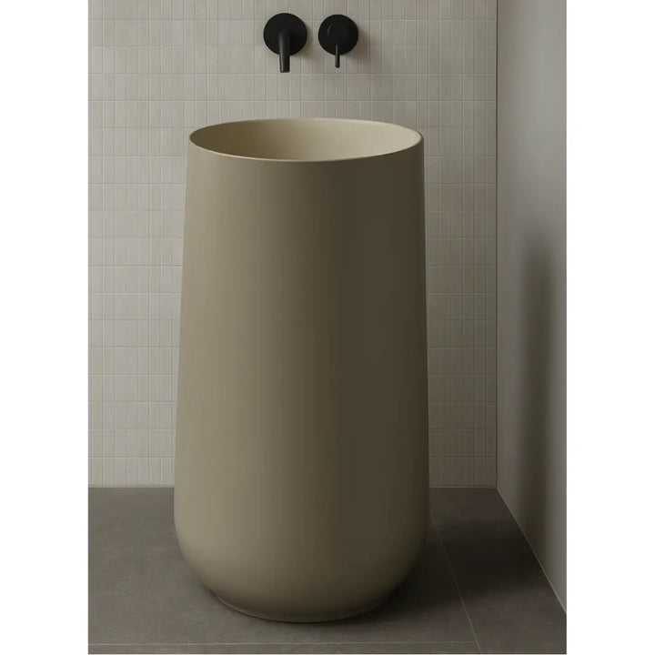Arlo Freestanding Pedestal Basin - various finishes PIETRA BIANCA