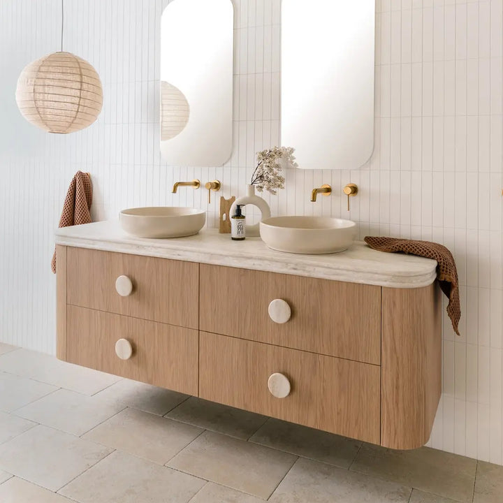 Thea Curved Vanity with 60mm Durasein Royale Benchtop ADP