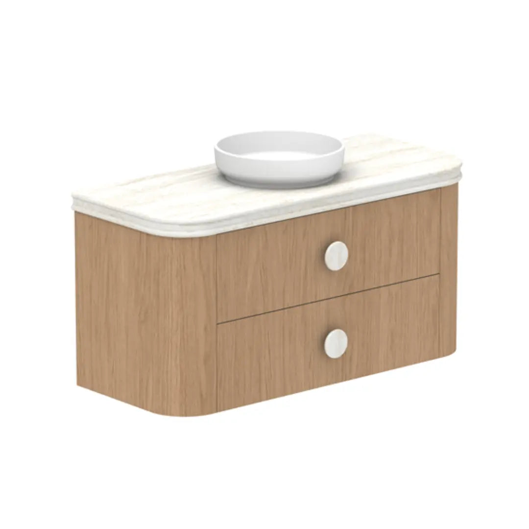 Thea Curved Vanity with 60mm Durasein Royale Benchtop ADP