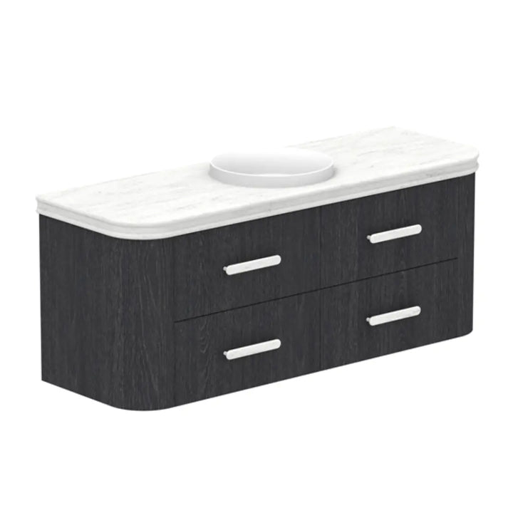 Thea Curved Vanity with 60mm Durasein Royale Benchtop ADP