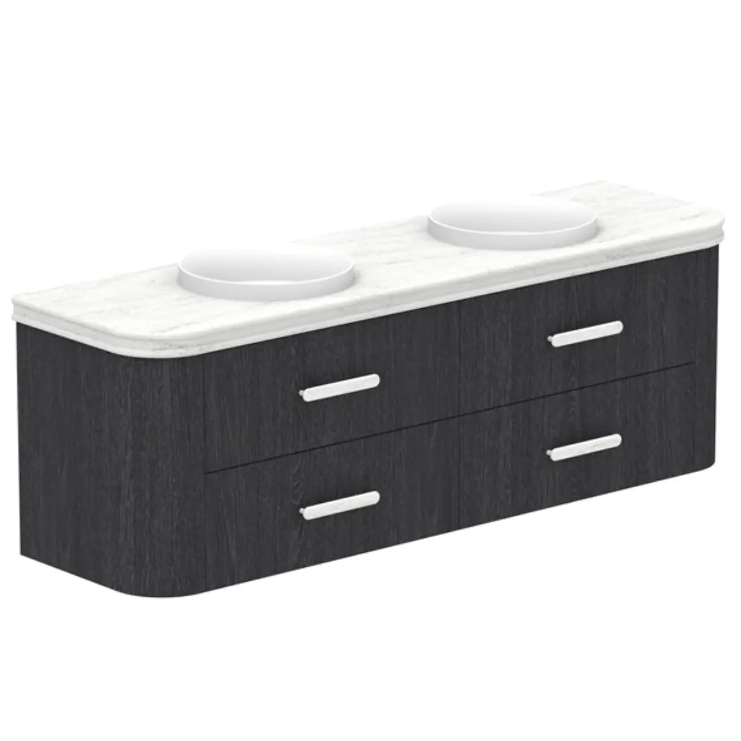Thea Curved Vanity with 60mm Durasein Royale Benchtop ADP