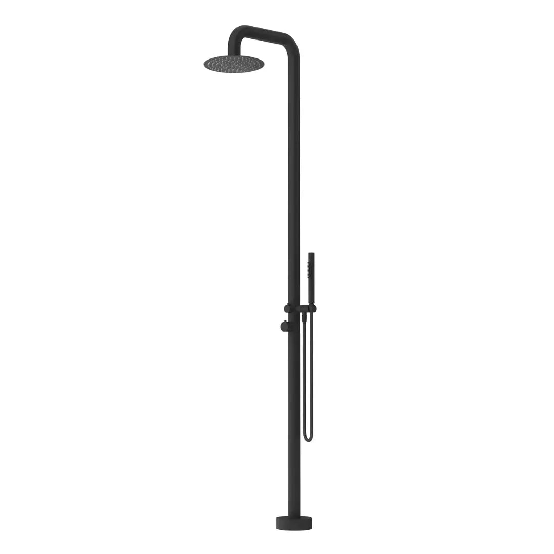 Mica Soft Square Freestanding Outdoor Shower Bella Vista