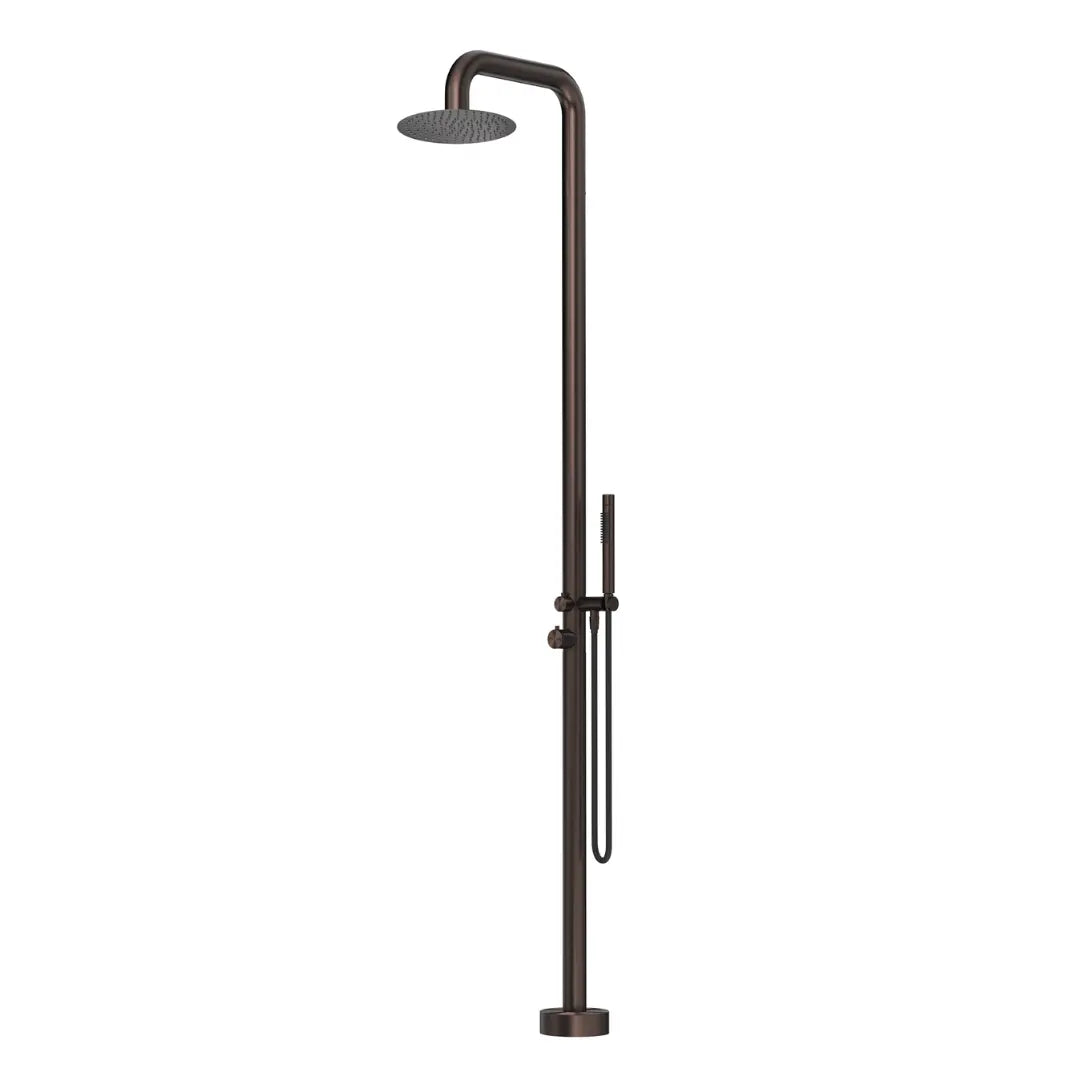 Mica Soft Square Freestanding Outdoor Shower Bella Vista
