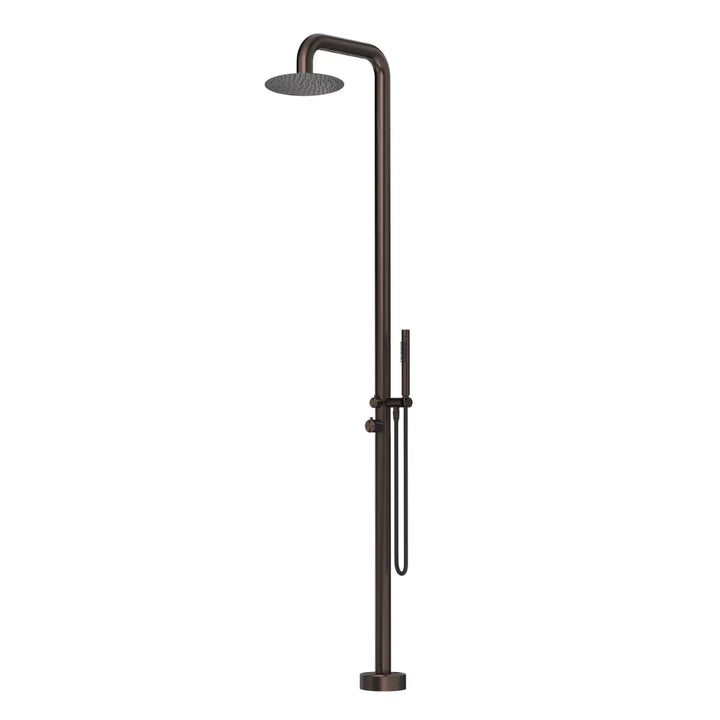 Mica Soft Square Freestanding Outdoor Shower Bella Vista