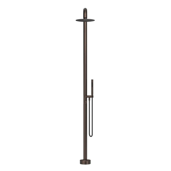 Mica Soft Square Freestanding Outdoor Shower Bella Vista