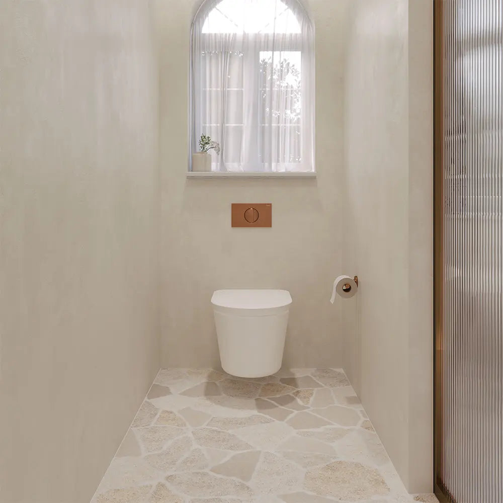Viega Halo Round Button Flush Plate Fienza