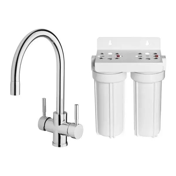 Vivid Filtered Sink Mixer 220mm Gooseneck with Filters Phoenix