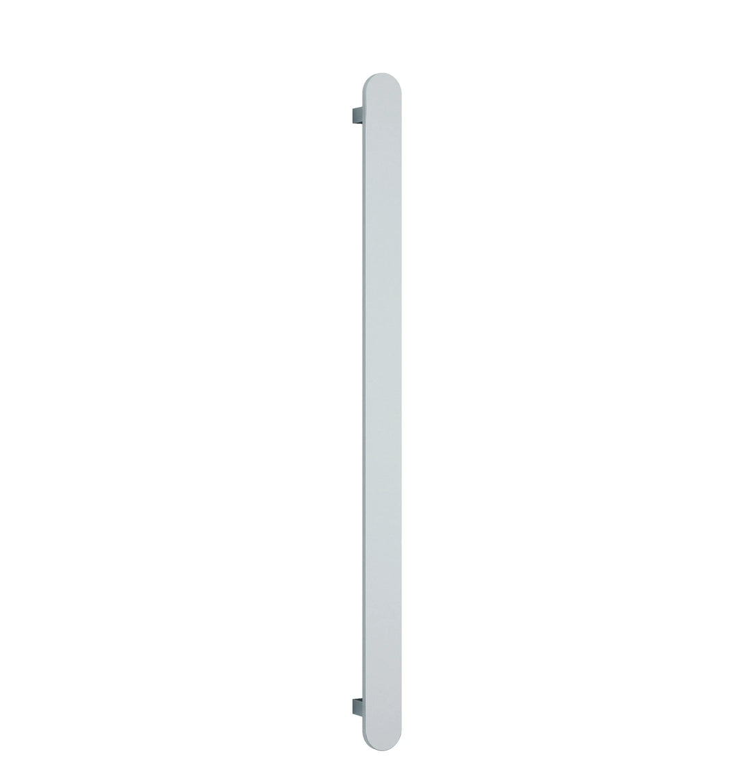 Flat Pill 12V Vertical Single Heated Towel Rail Thermogroup