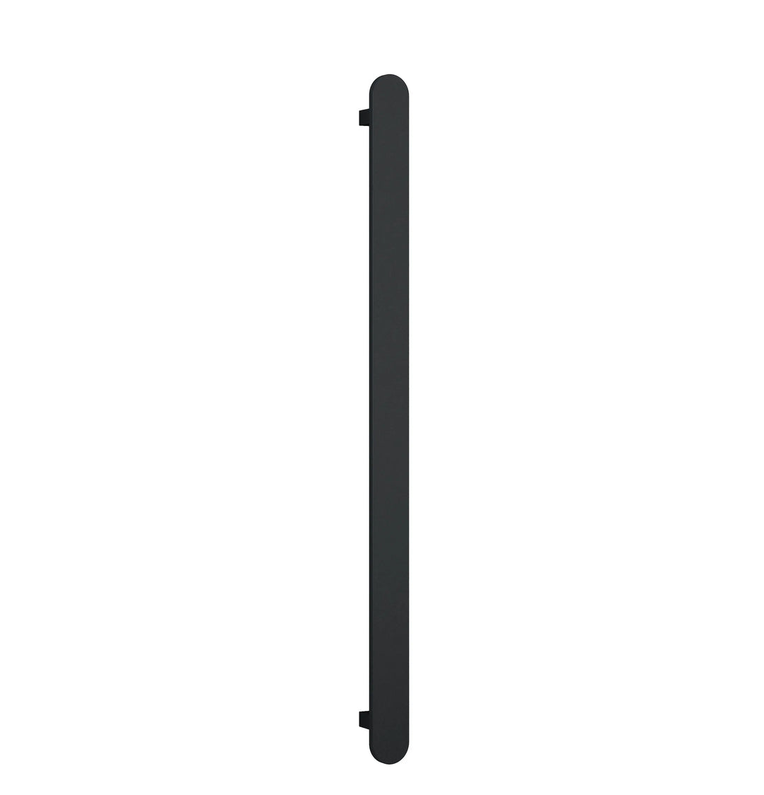 Flat Pill 12V Vertical Single Heated Towel Rail Thermogroup