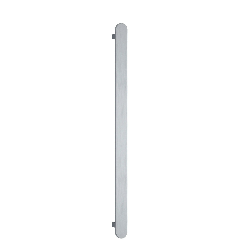 Flat Pill 12V Vertical Single Heated Towel Rail Thermogroup