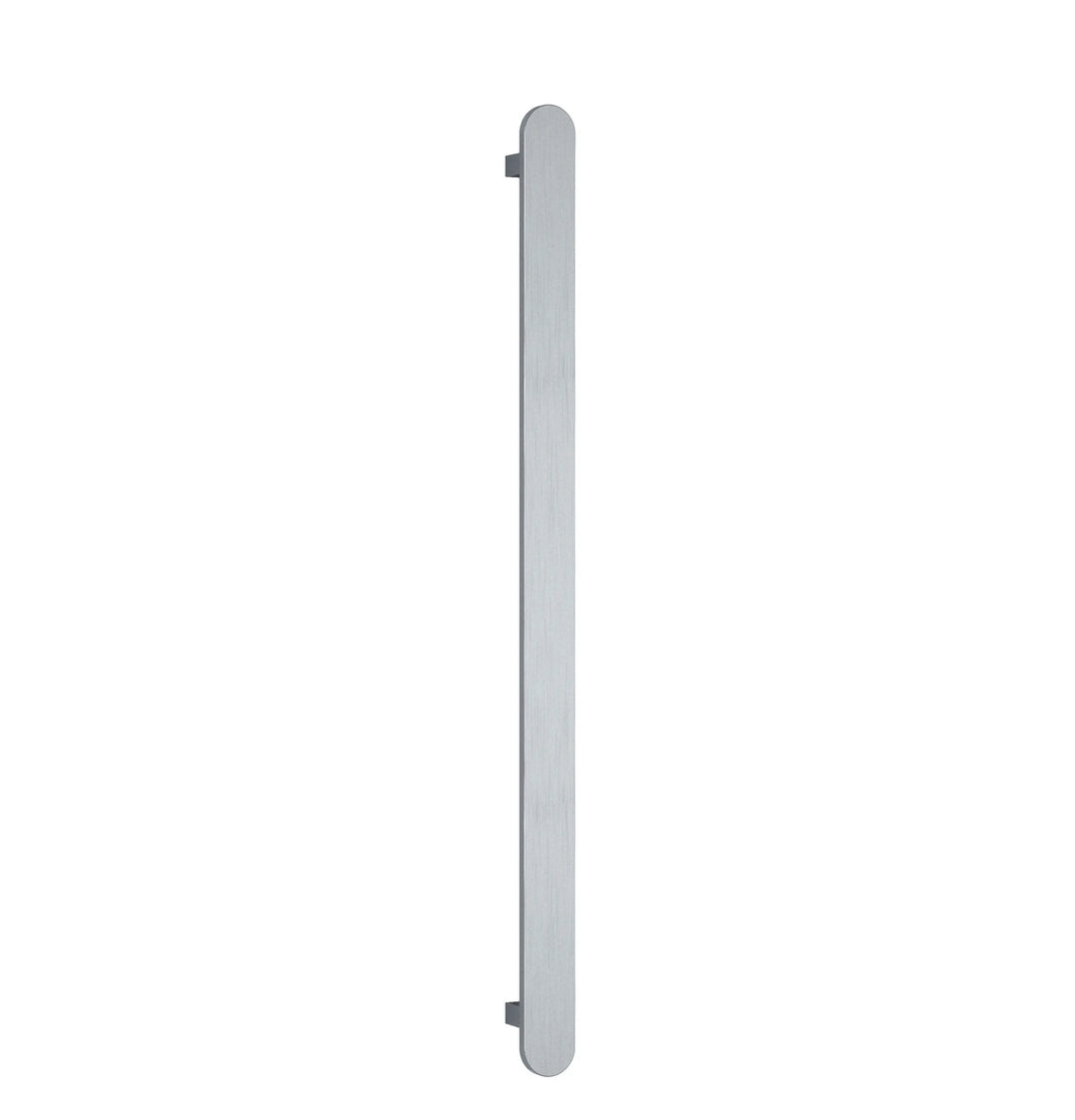 Flat Pill 12V Vertical Single Heated Towel Rail Thermogroup