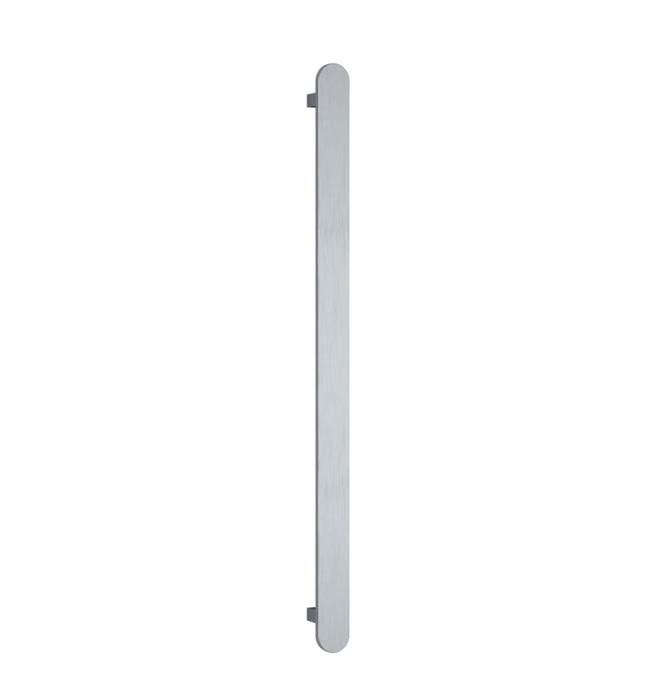Flat Pill 12V Vertical Single Heated Towel Rail Thermogroup