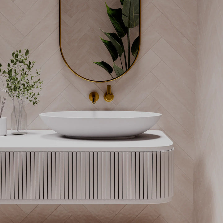 Valentina Table Top Basin - various finishes PIETRA BIANCA
