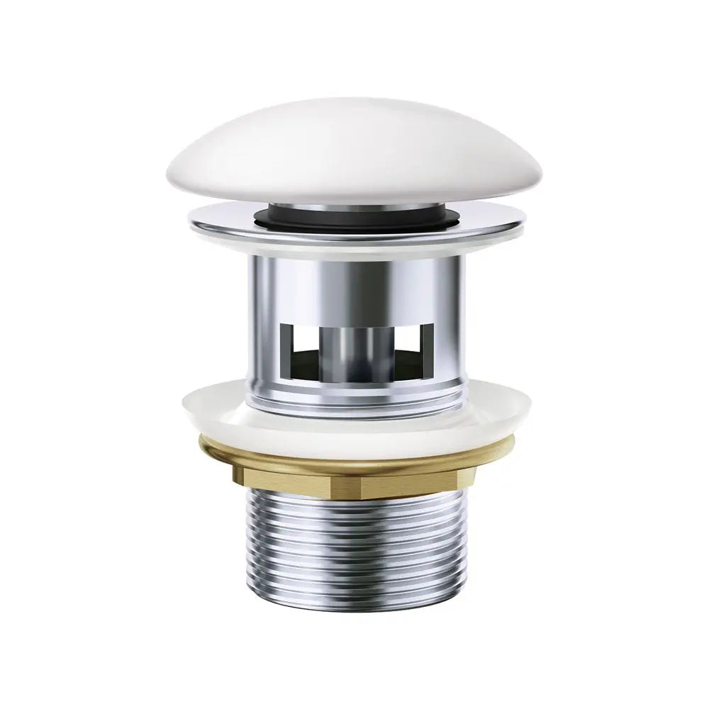 Pop Up Waste - Ceramic Cap 32mm with overflow, Various Finishes Fienza