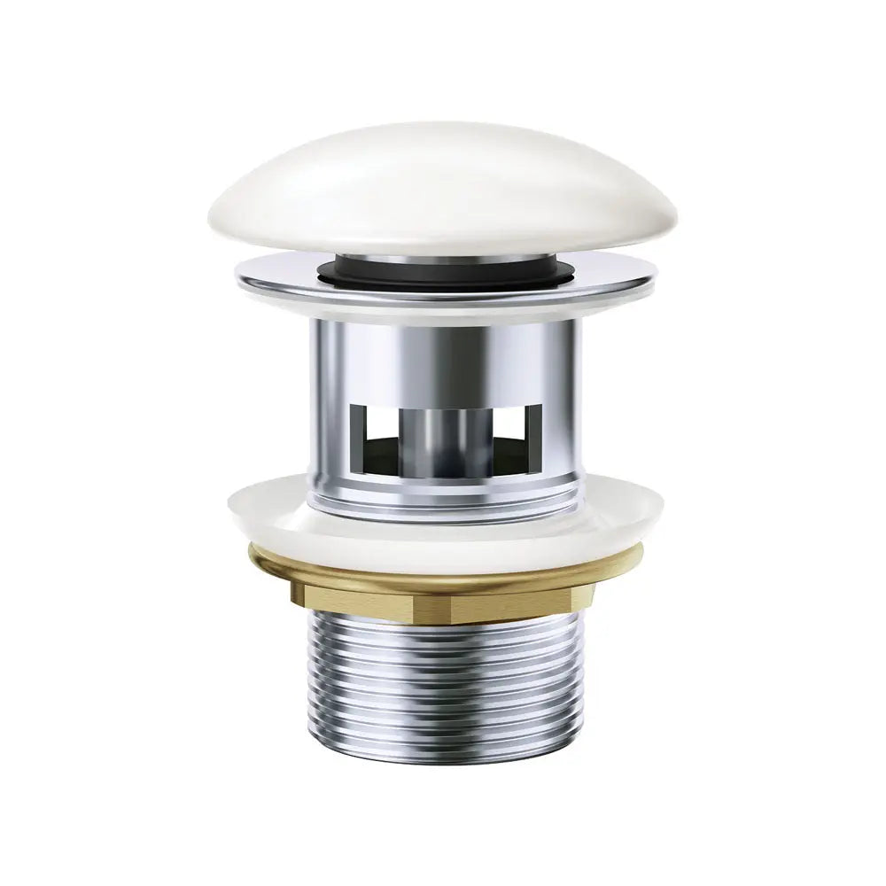 Pop Up Waste - Ceramic Cap 32mm with overflow, Various Finishes Fienza