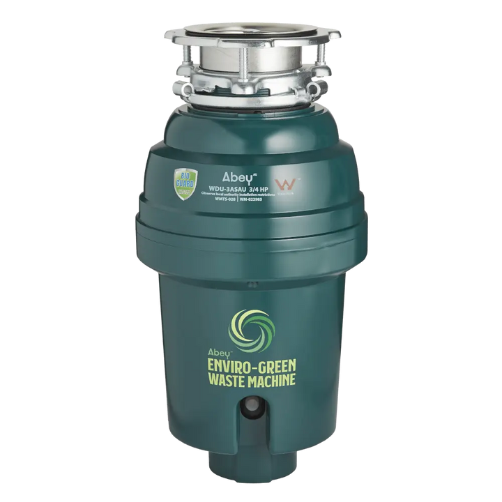 Abey Enviro-Green Waste Machine 3/4 HP Built-in Air Switch Abey