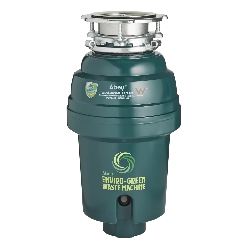 Abey Enviro-Green Waste Machine 1 ¼ HP Built-in Air Switch Abey