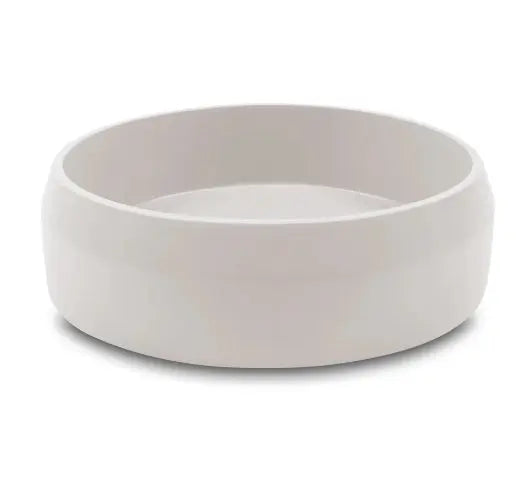 Last one - Nood Co PRISM CIRCLE BASIN Surface Mounted Basin - Ivory Nood Co.