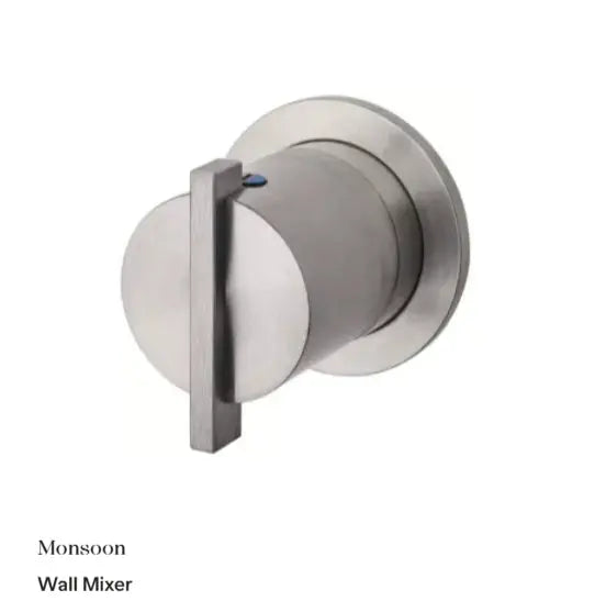 Last one - Sussex Monsoon 316 Stainless Steel Wall Mixer Art Bathrooms