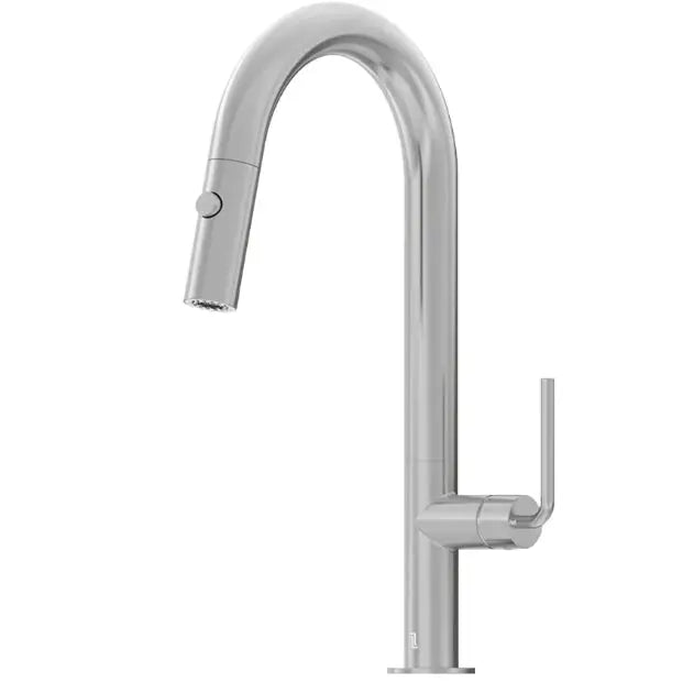 Meira Pull Out Spray Sink Mixer 200 Curved Spout Lead Free Lucent
