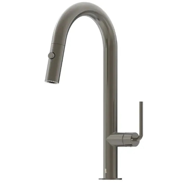 Meira Pull Out Spray Sink Mixer 200 Curved Spout Lead Free Lucent