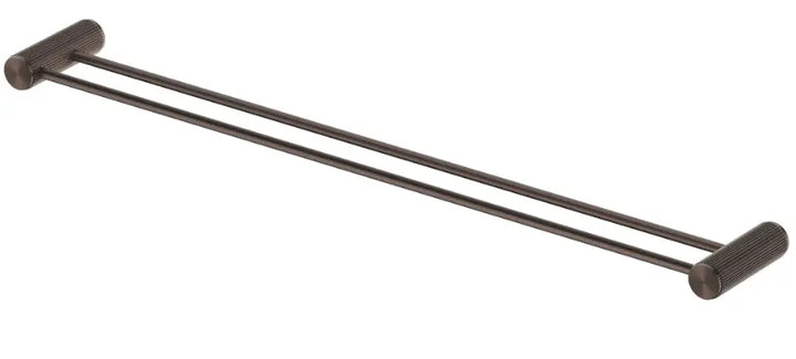 Mica Fluted Double Towel Rail 800mm Bella Vista