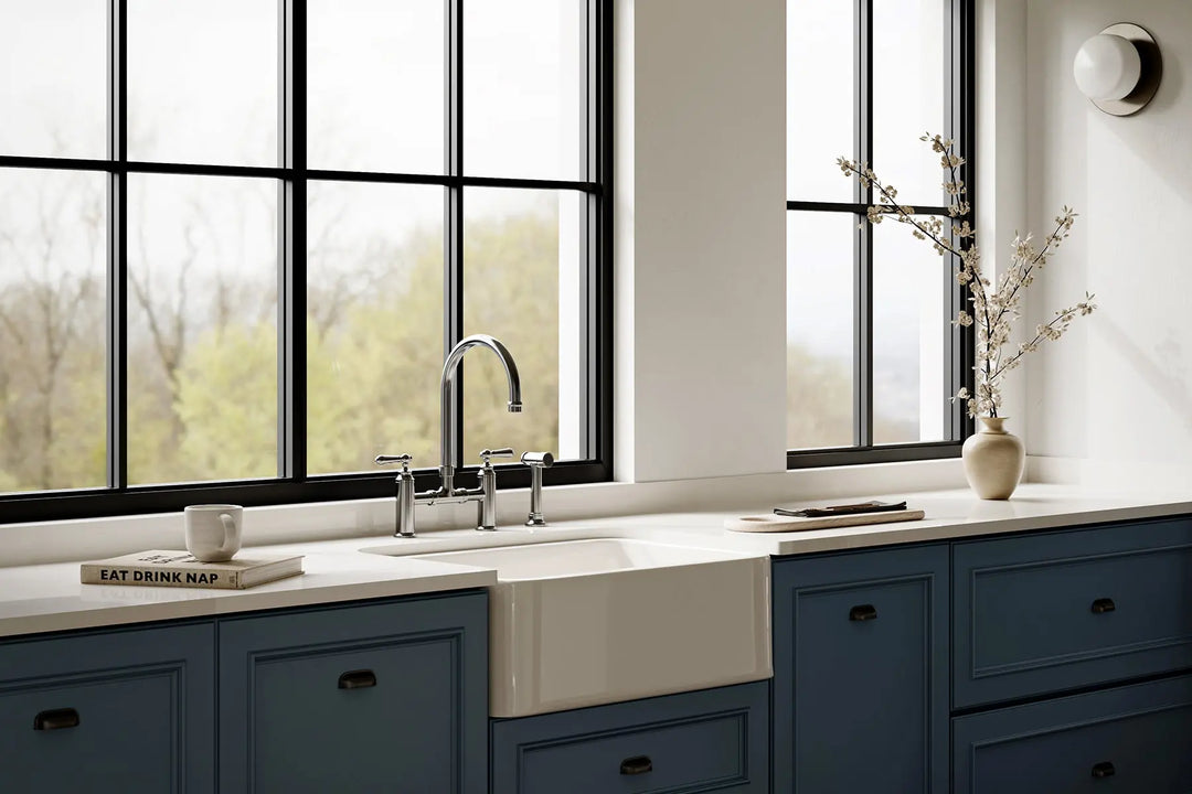 York Bridge Kitchen Set With Hand Spray Nero tapware