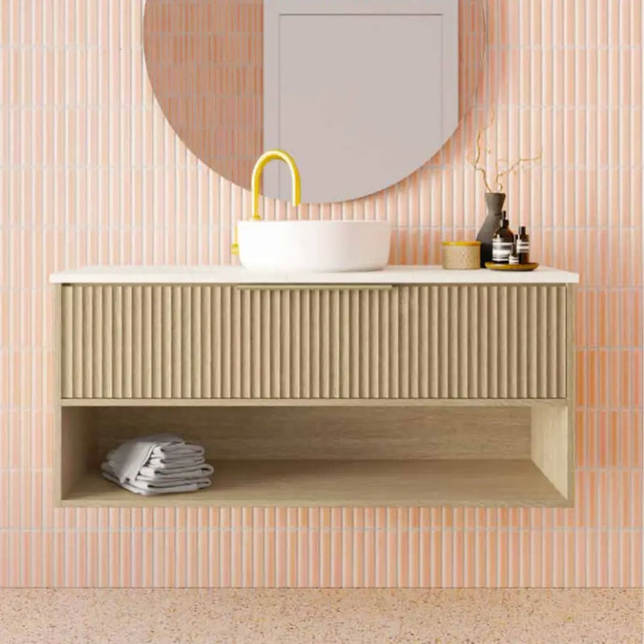 Merewether Wall Hung Vanity with top and basin Marquis